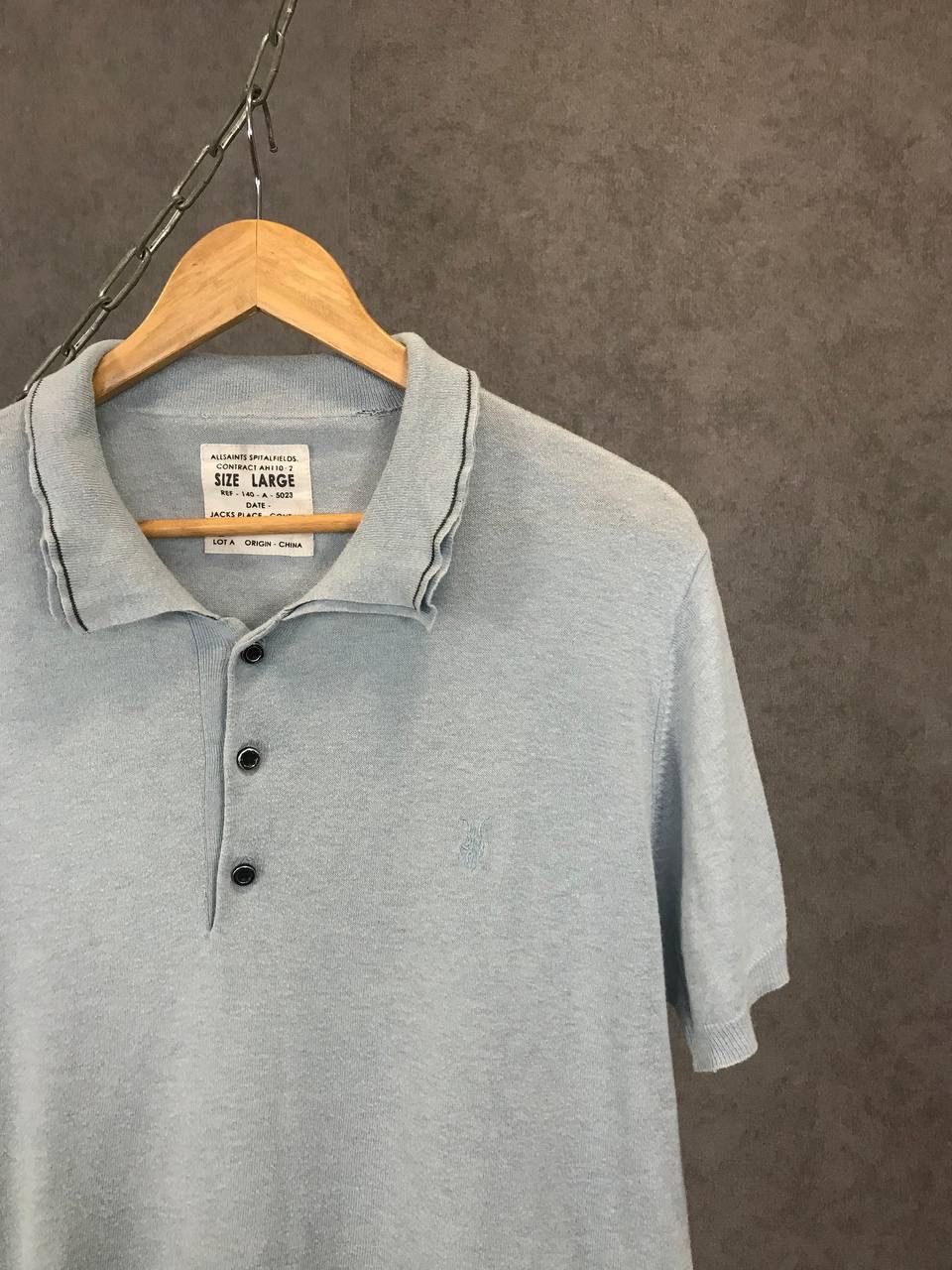 Allsaints Allsaints vintage designer polo tee Size US L / EU 52-54 / 3 - 2 Thumbnail