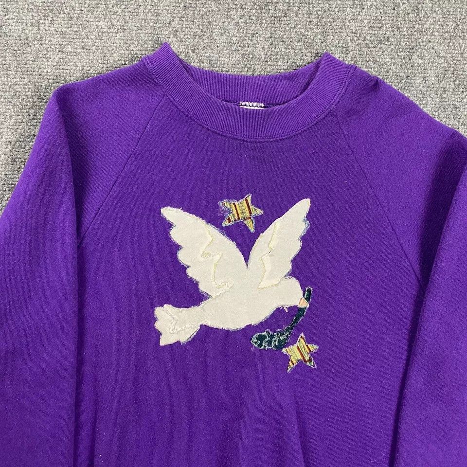 Fruit Of The Loom Vintage Fruit of The Loom Sweatshirt Womens Medium Bird Size M / US 6-8 / IT 42-44 - 2 Thumbnail