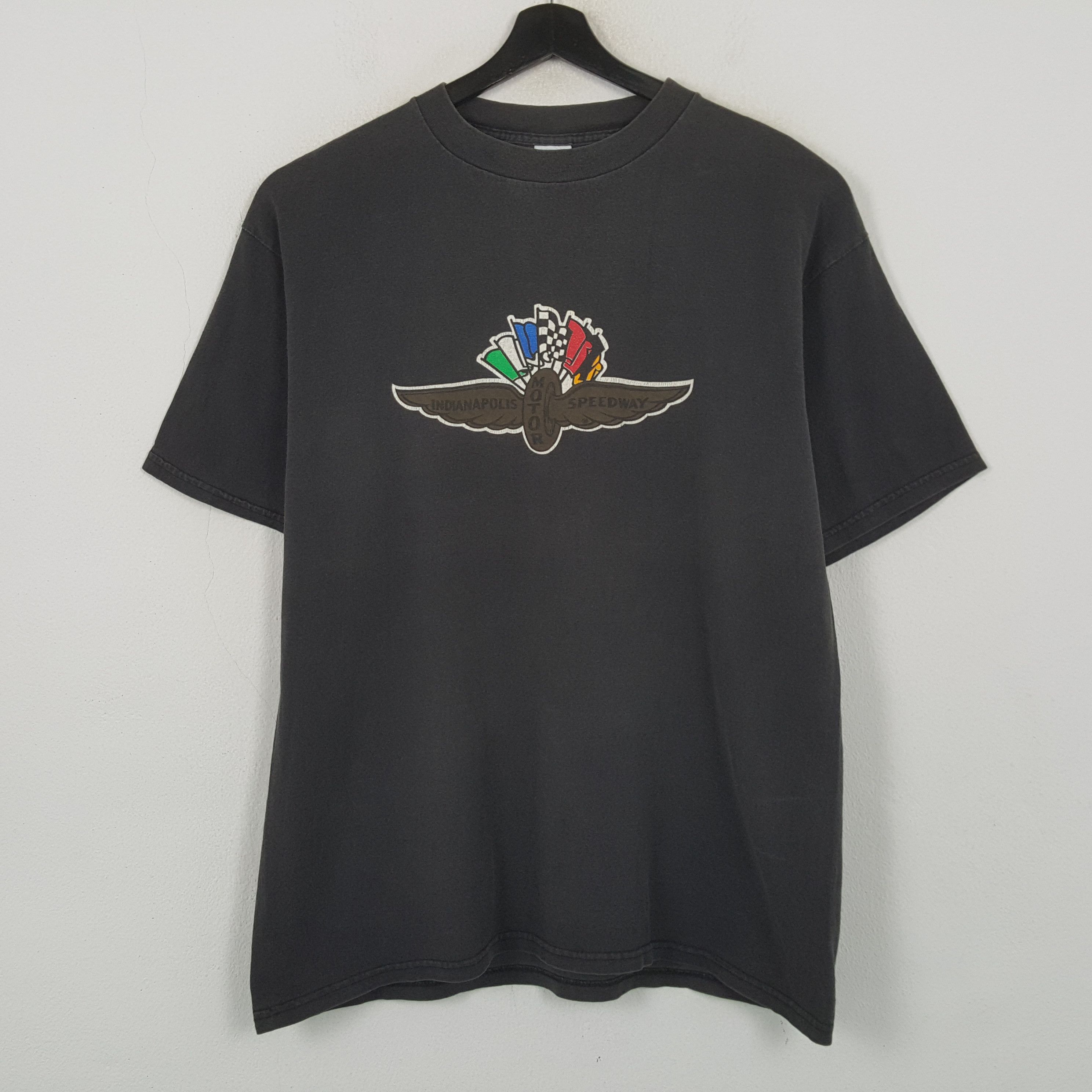 Logo 7 Indianapolis Motor Speedway Vintage Tshirt RR6 Size US XL / EU 56 / 4 - 1 Thumbnail
