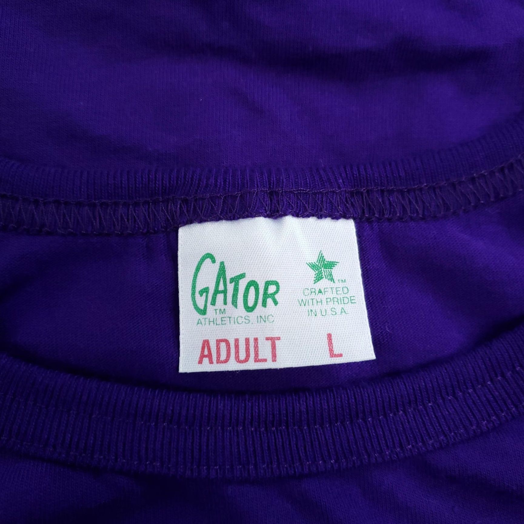 Vintage VINTAGE Gator Athletics Shirt Mens Large Purple Tank Top Lot 4 Made USA Athletic Size US L / EU 52-54 / 3 - 2 Thumbnail