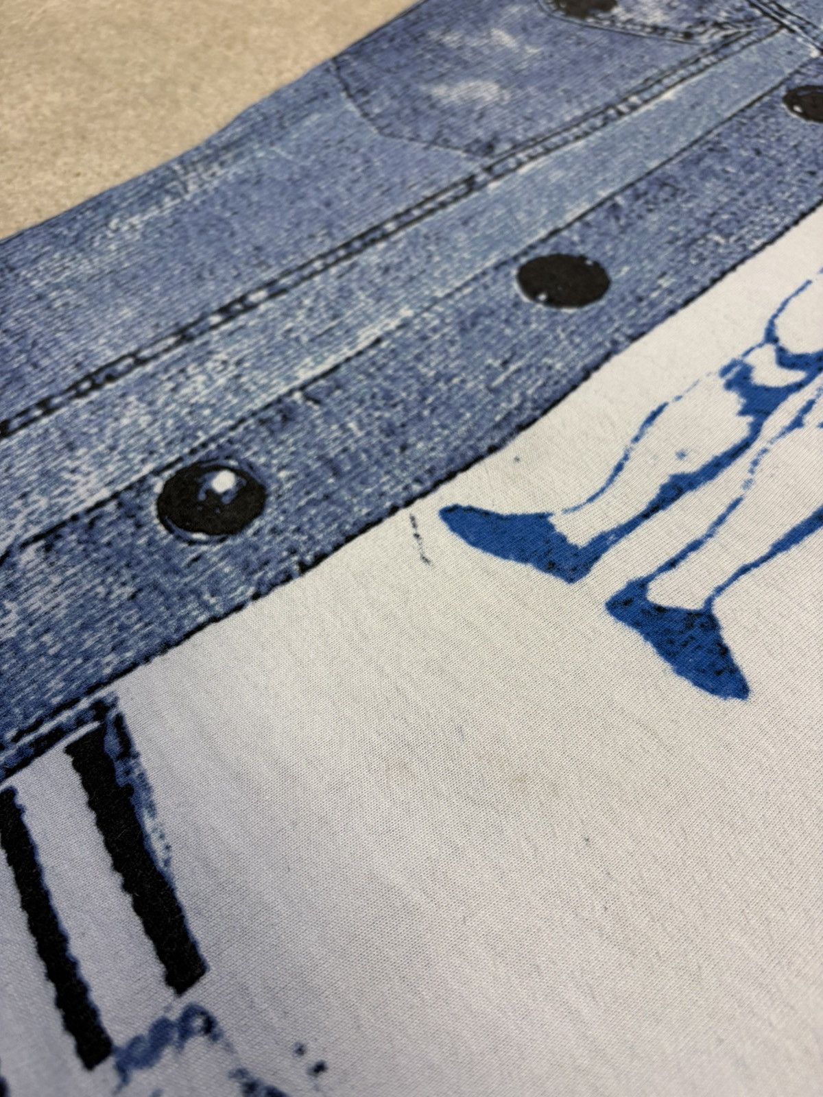 Vivienne Westwood Vivienne Westwood MAN graphic denim print T-shirt in blue Size US S / EU 44-46 / 1 - 5 Thumbnail