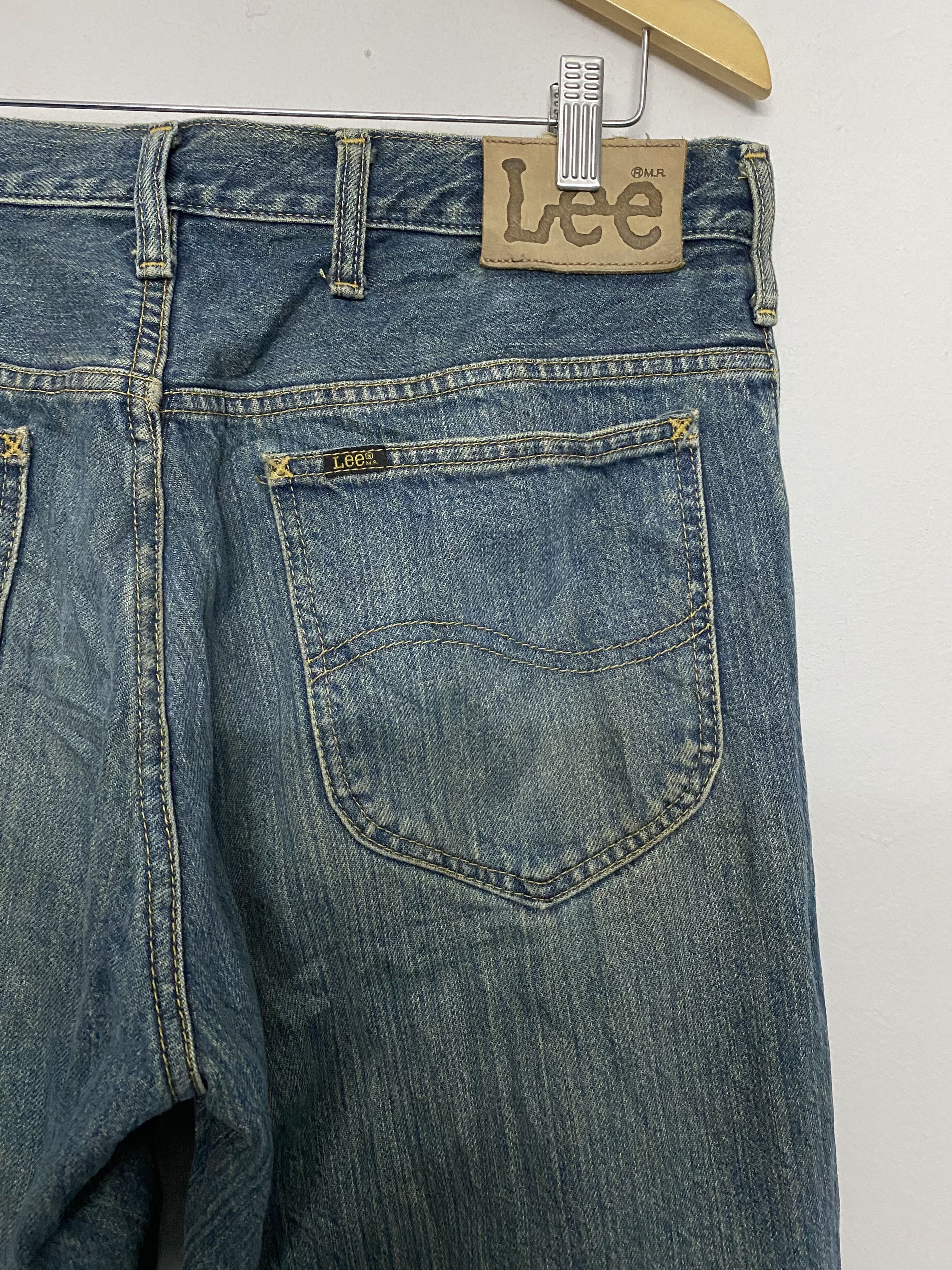 Lee Retro 90s Lee Dark Wash Faded Denim Workwear Jeans 34 Size US 34 / EU 50 - 11 Thumbnail