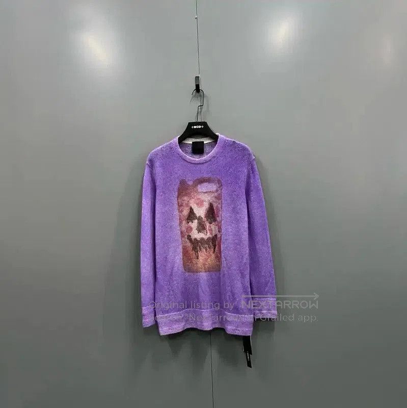 Givenchy Givenchy Long Sleeve Purple Wool Sweater . Size L / US 10 / IT 46 - 1 Thumbnail