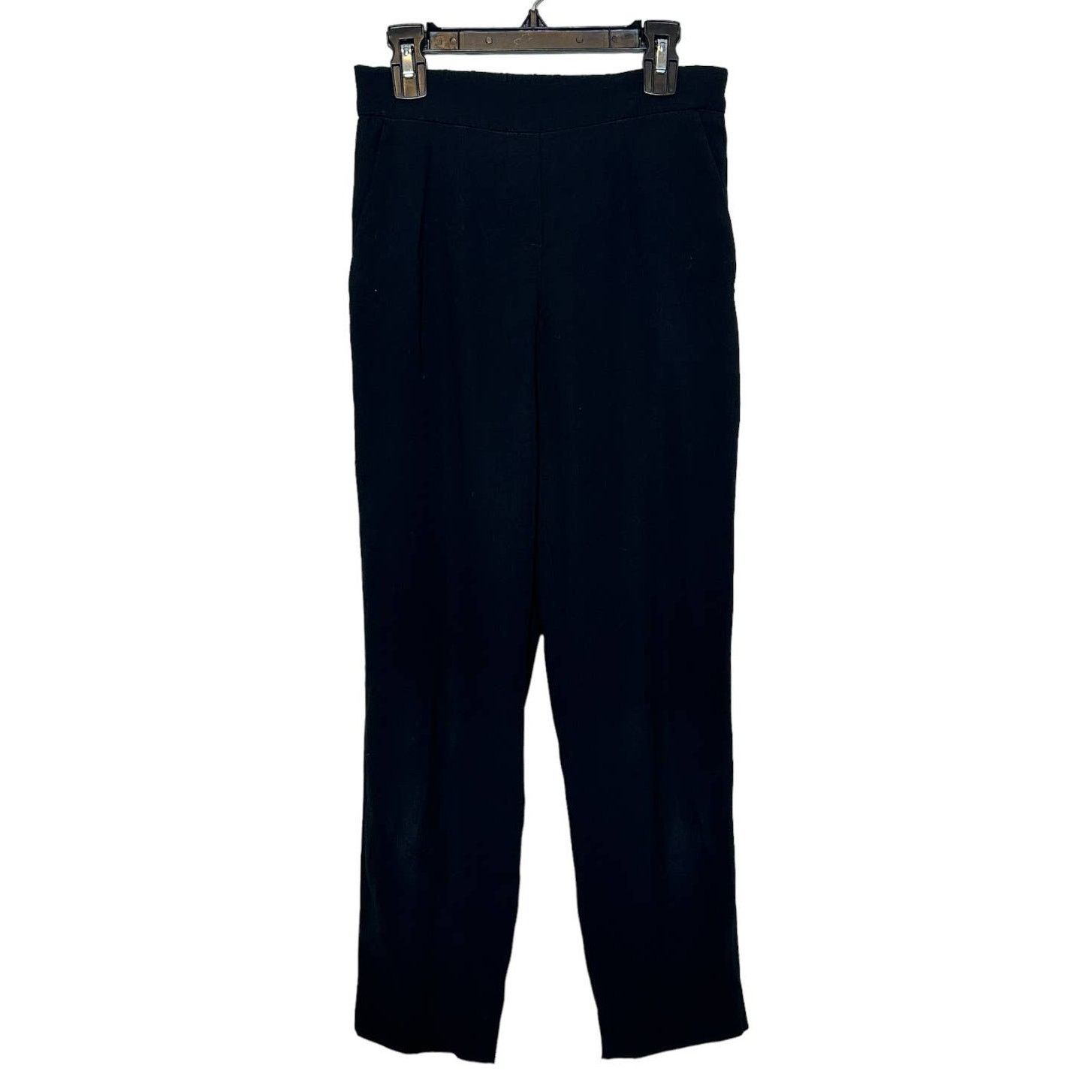 Aritzia Babaton Atelier black pleated pull on pants size 00 Size 24" / US 00 / IT 34 - 1 Thumbnail