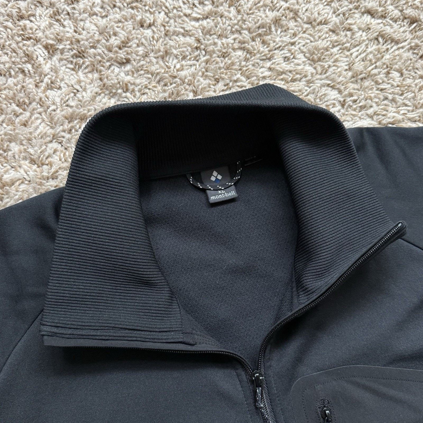 Montbell Mont Bell Mountain Jersey Jacket Full Zip Black 1114390 XL Size US XL / EU 56 / 4 - 3 Thumbnail