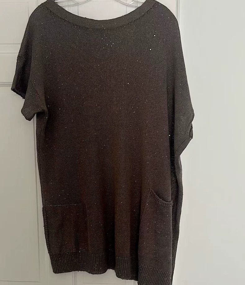 Brunello Cucinelli Short Sleeve Sweater