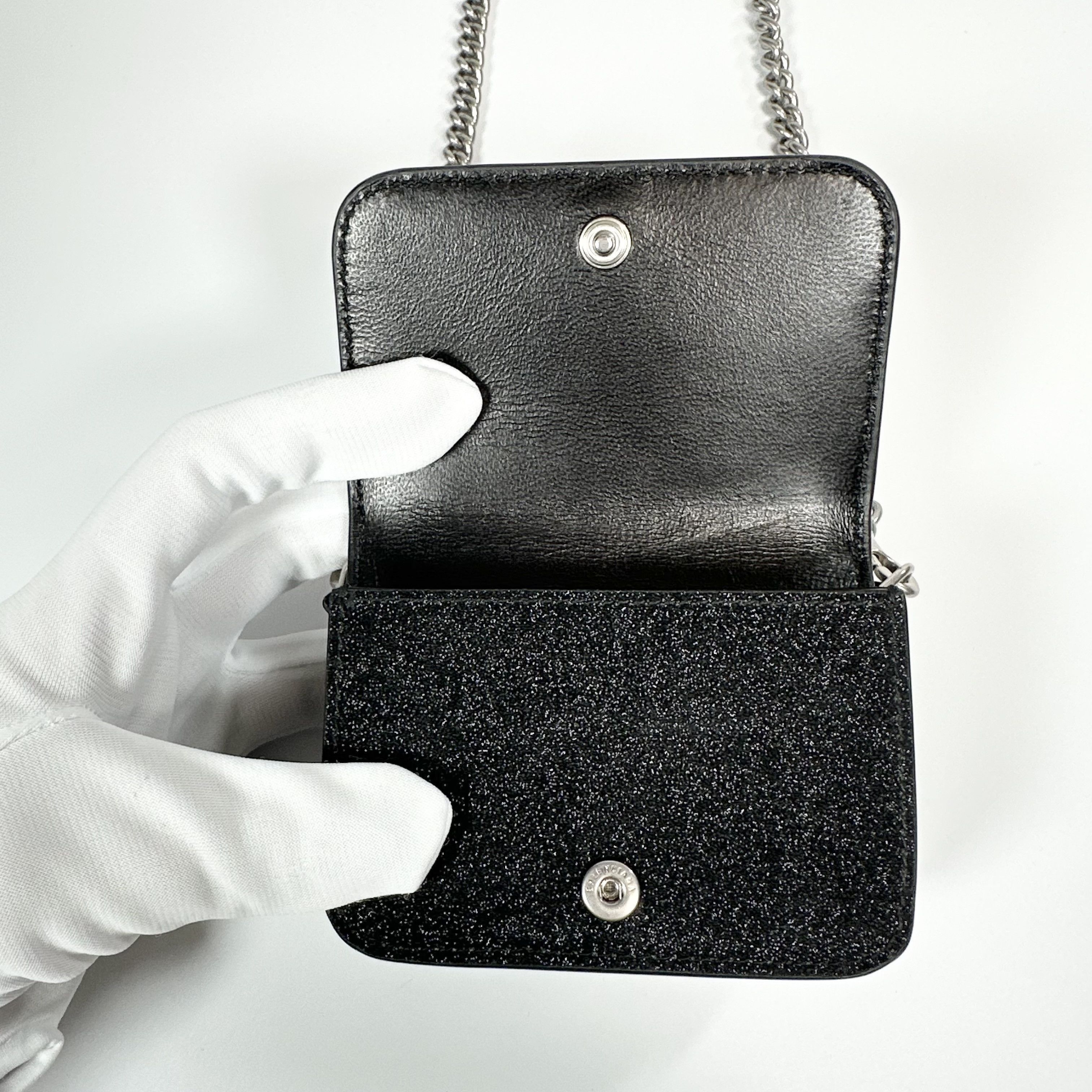 o1s1rm1225 Size: OS / Cash Mini Wallet On Chain Sparkling