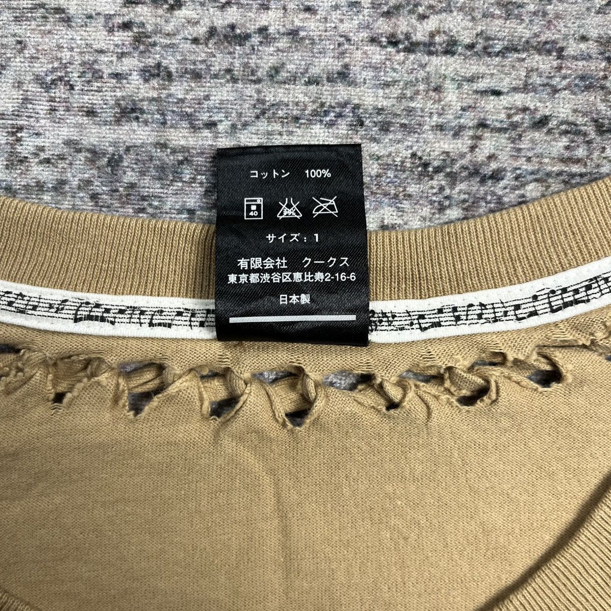 Number (N)ine Number Nine Ss07 braided v neck t shirt Size US S / EU 44-46 / 1 - 7 Thumbnail