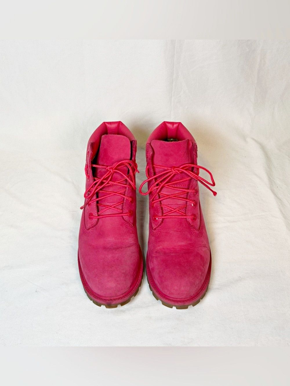 Timberland Timberland Pink Nubuck Premium 6-Inch Waterproof Boots~7~ Size US 7 / IT 37 - 3 Thumbnail
