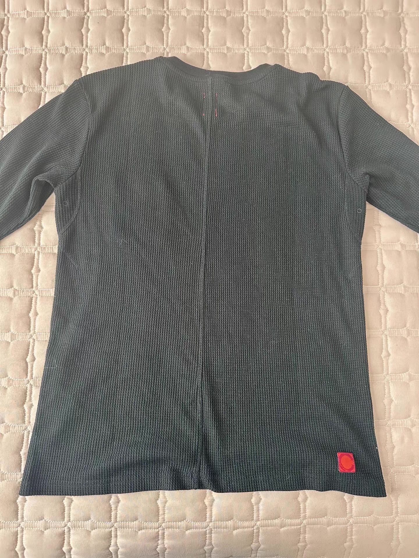 CLOT Clot Edison Chen Black Waffle Seven-Quarter Sleeve Shirt Size US S / EU 44-46 / 1 - 3 Thumbnail