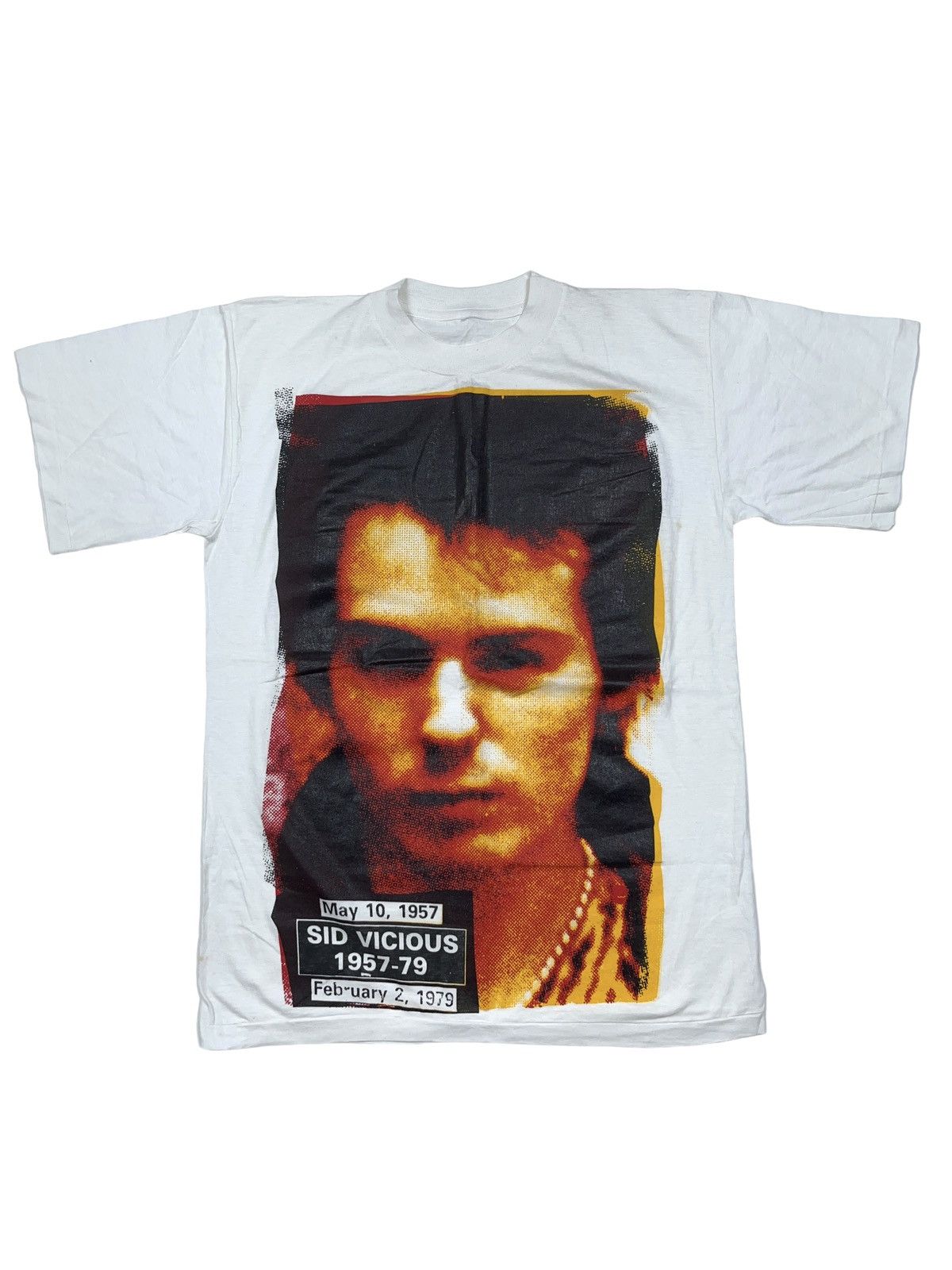 Vintage 80s Sid Vicious Sex Pistols Memorial T-shirt