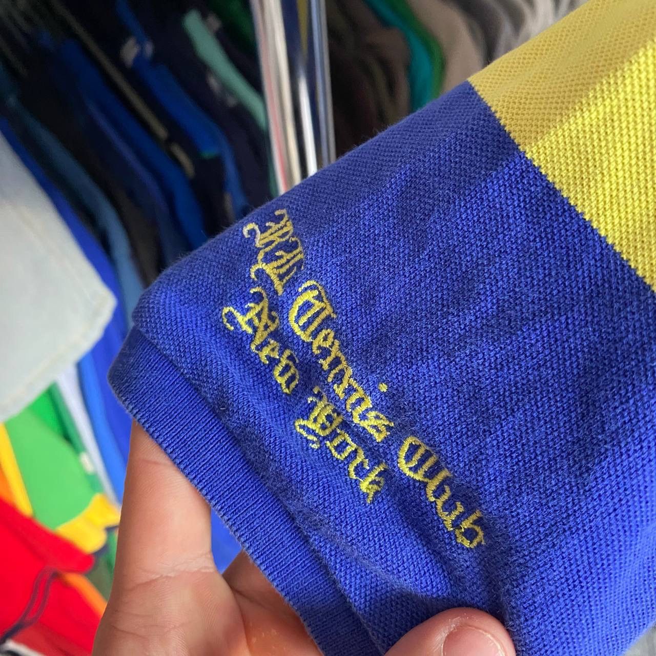 Polo Ralph Lauren × Vintage Vintage Polo Ralph Lauren Big Logo multicolour polo Size US XL / EU 56 / 4 - 4 Thumbnail