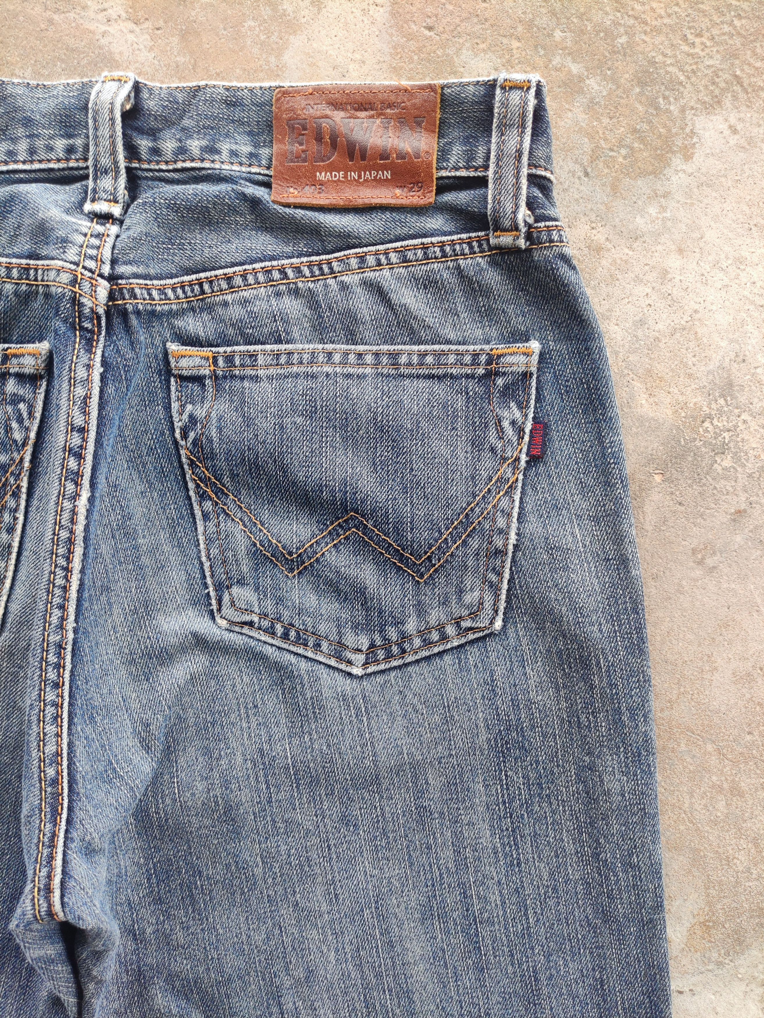 Edwin Vintage Edwin Brand Distressed Faded Denim Pants Size US 31 - 12 Thumbnail