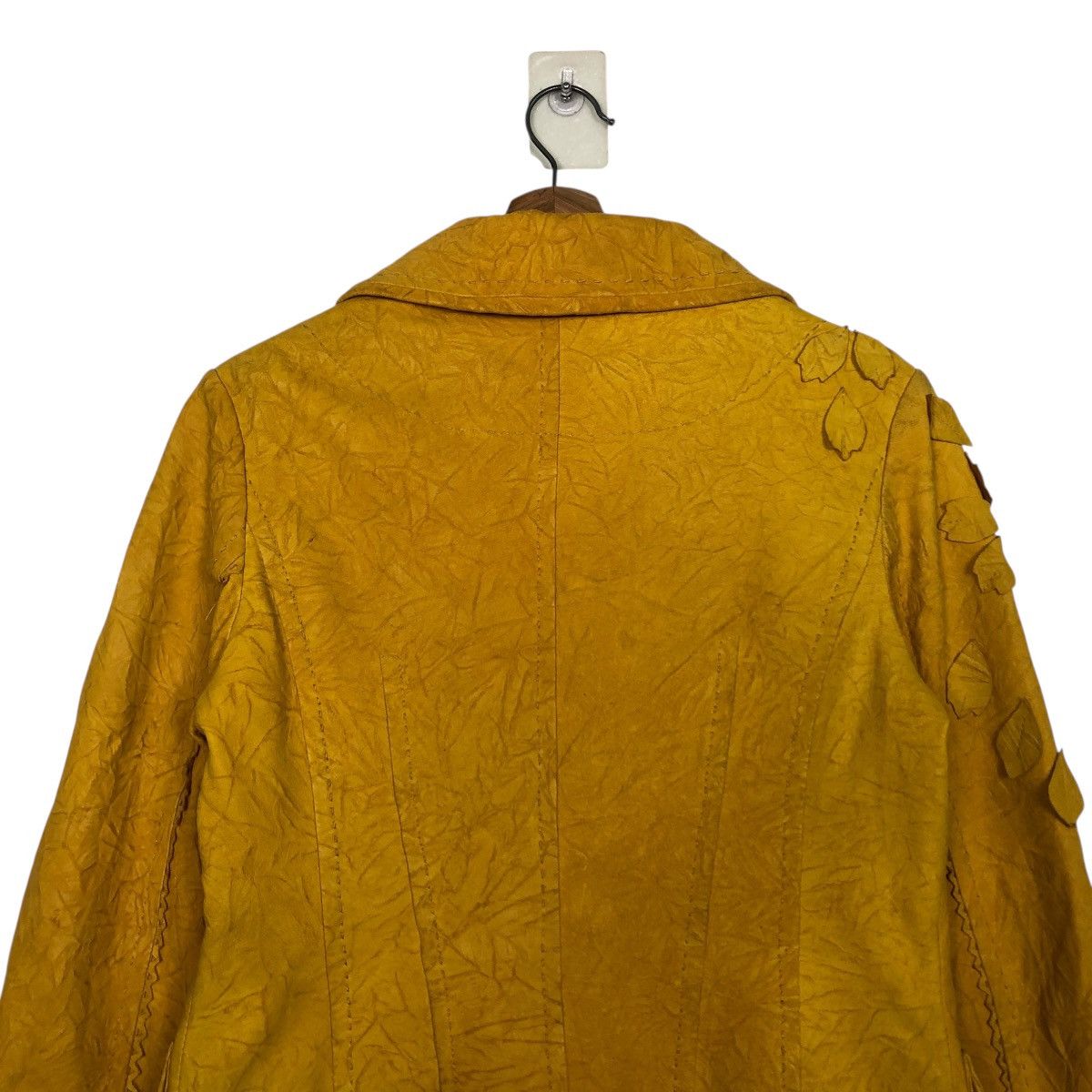 Japanese Brand 🔥VINTAGE CROPPED LEATHER JACKET SHEEPSKIN ISSEY MIYAKE Size M / US 6-8 / IT 42-44 - 11 Thumbnail