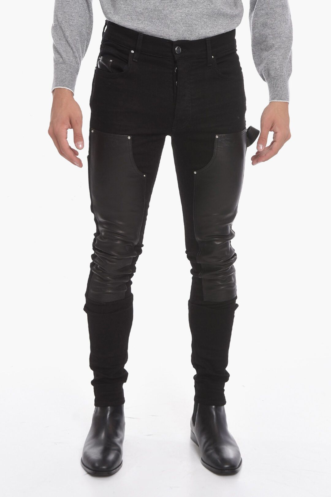 image of Amiri Og1Mm1223 Denim Pant In Black, Men's (Size 36)