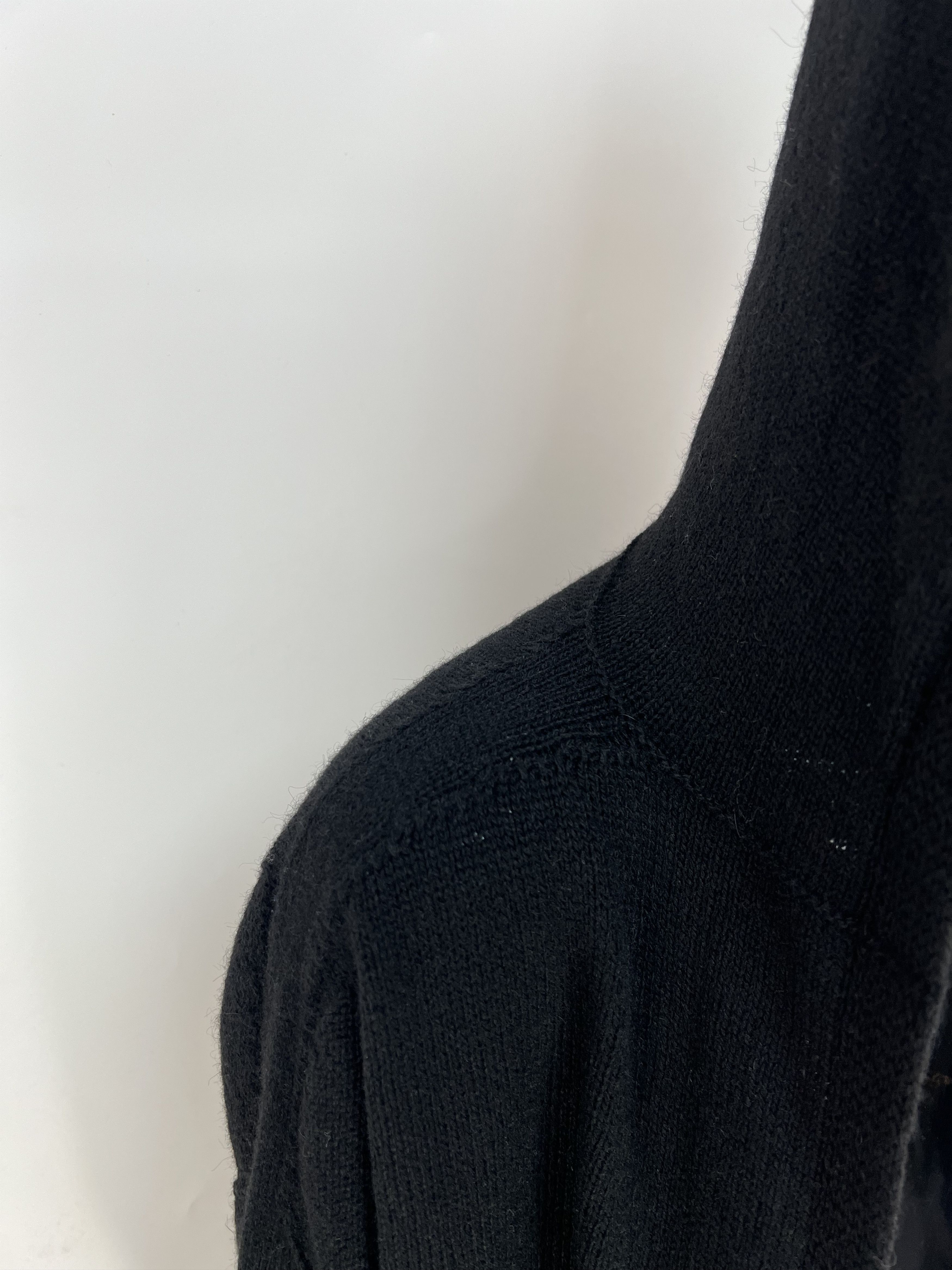 Woolrich Woolen Mills Woolrich Women's Black Wool Hooded Open Long Cardigan Size S Size S / US 4 / IT 40 - 7 Thumbnail