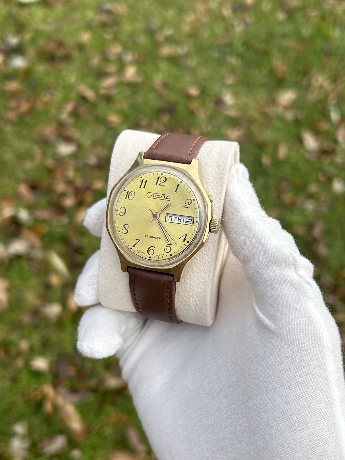 Other Vintage Watch Slava Made In USSR Soviet Mechanical 1980s Size ONE SIZE - 13 Thumbnail