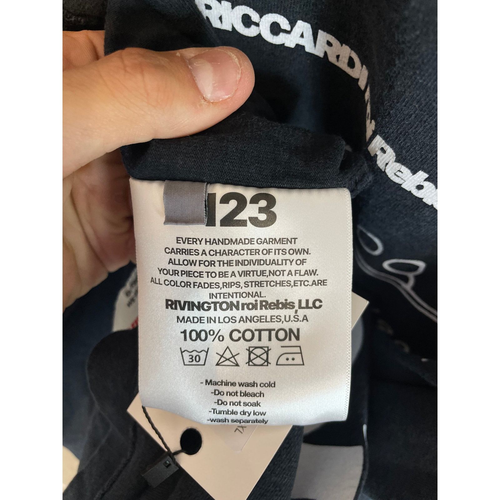Other Rivington 123 Tee Black New XL Size US XL / EU 56 / 4 - 4 Thumbnail
