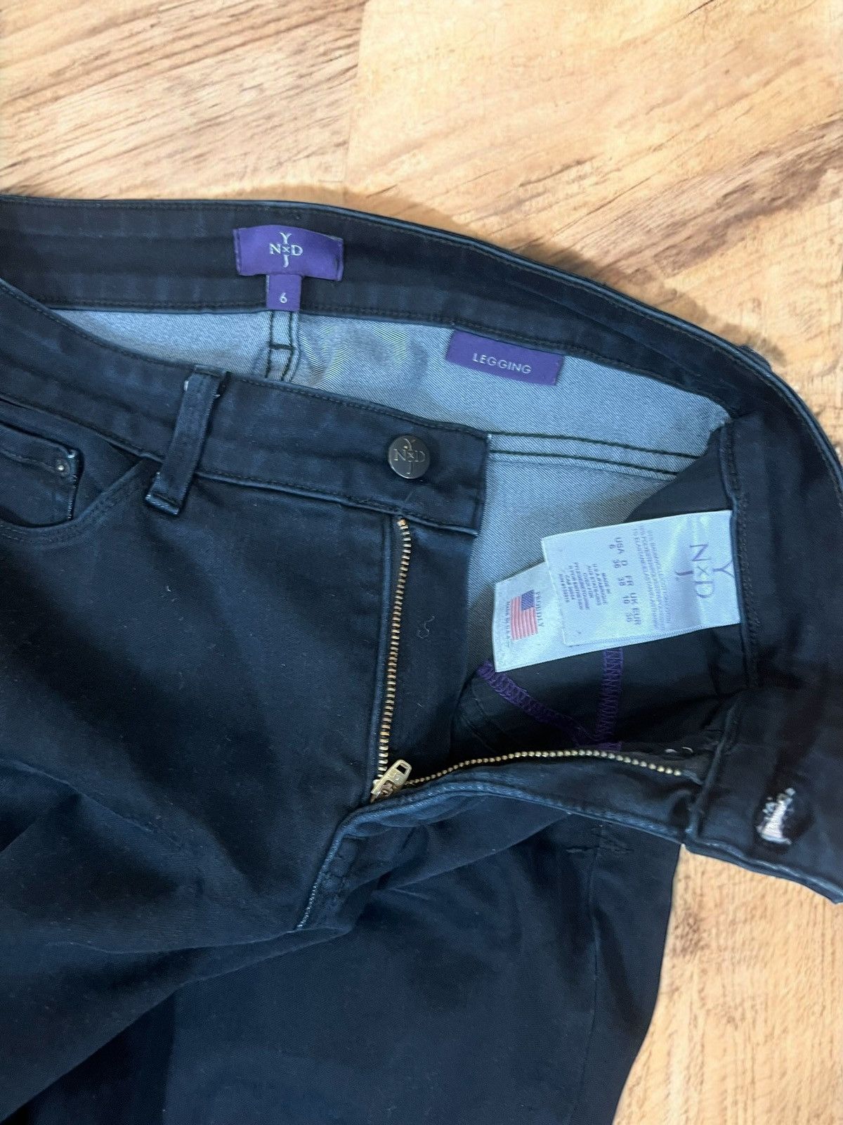 NYDJ NYDJ Legging black jeans size M Size 29" - 5 Thumbnail