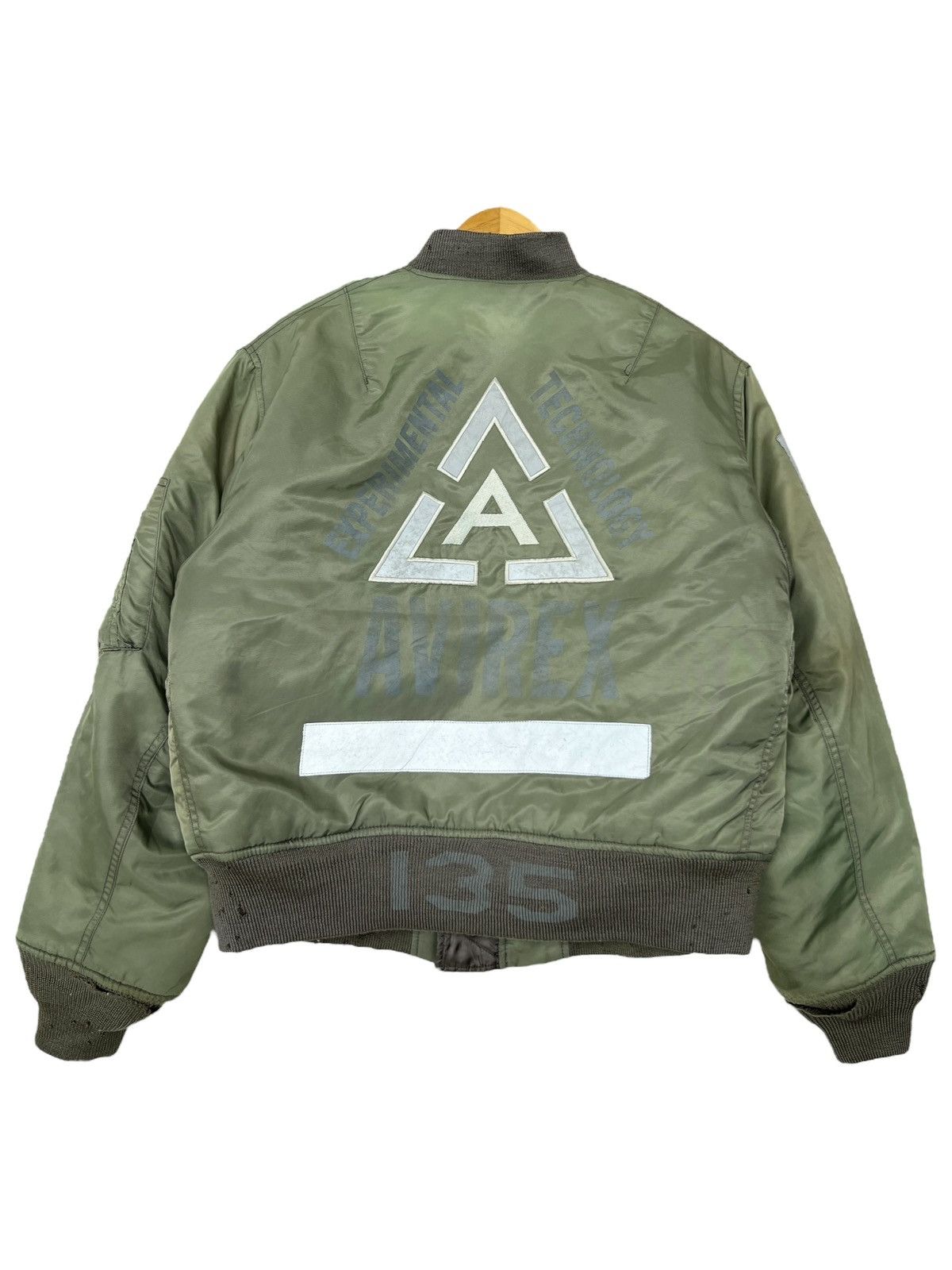 Avirex PICK🔥🔥Avirex USAF Distressed Ma1 Bomber Jacket Size US M / EU 48-50 / 2 - 3 Thumbnail