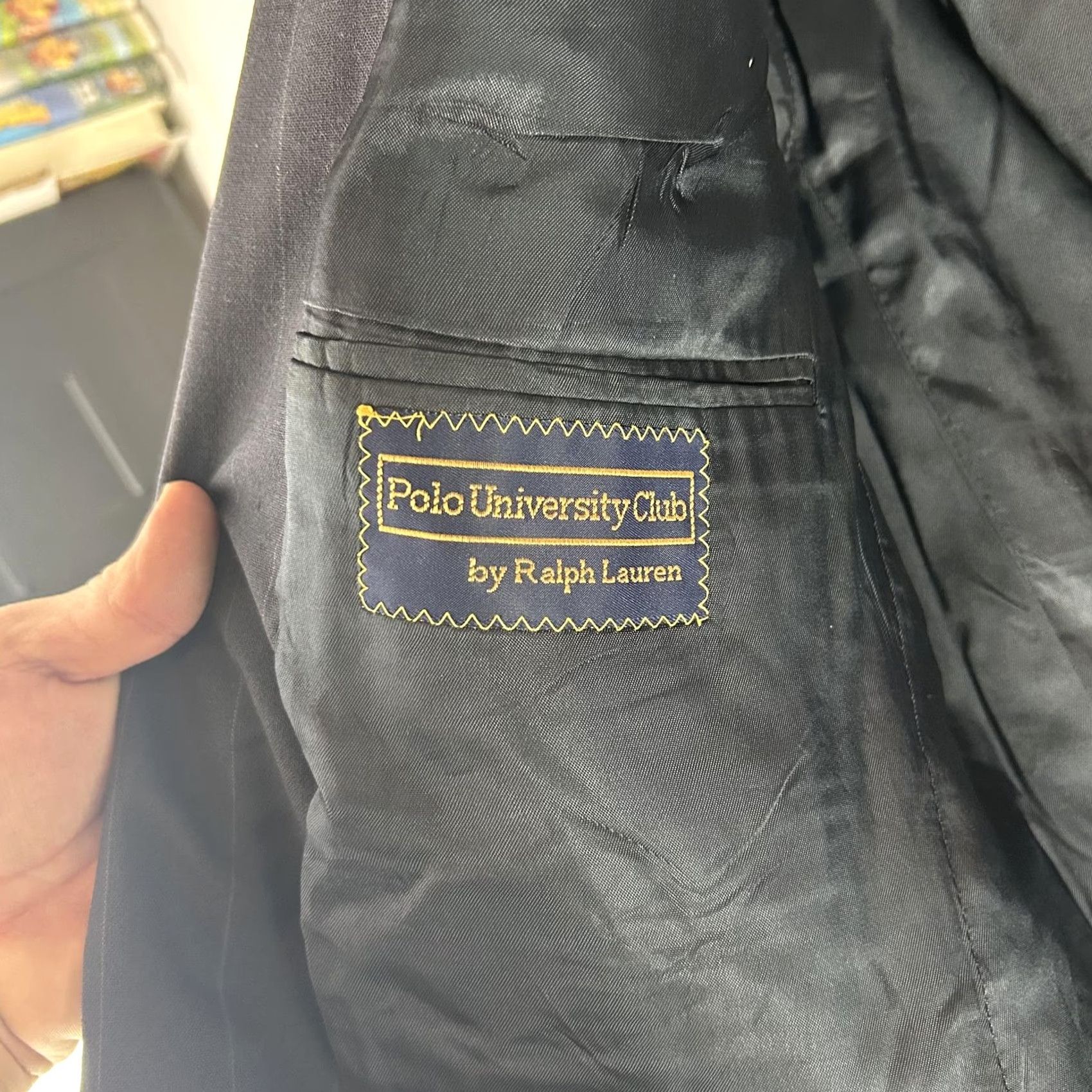 Ralph Lauren Vintage Ralph Lauren Polo University Club Suit Jacket Mens 42 Blue Wool 2 Button Notch Lapel 1990s Regular 2 Piece S Jacket Size US XL / EU 56 / 4 - 5 Thumbnail