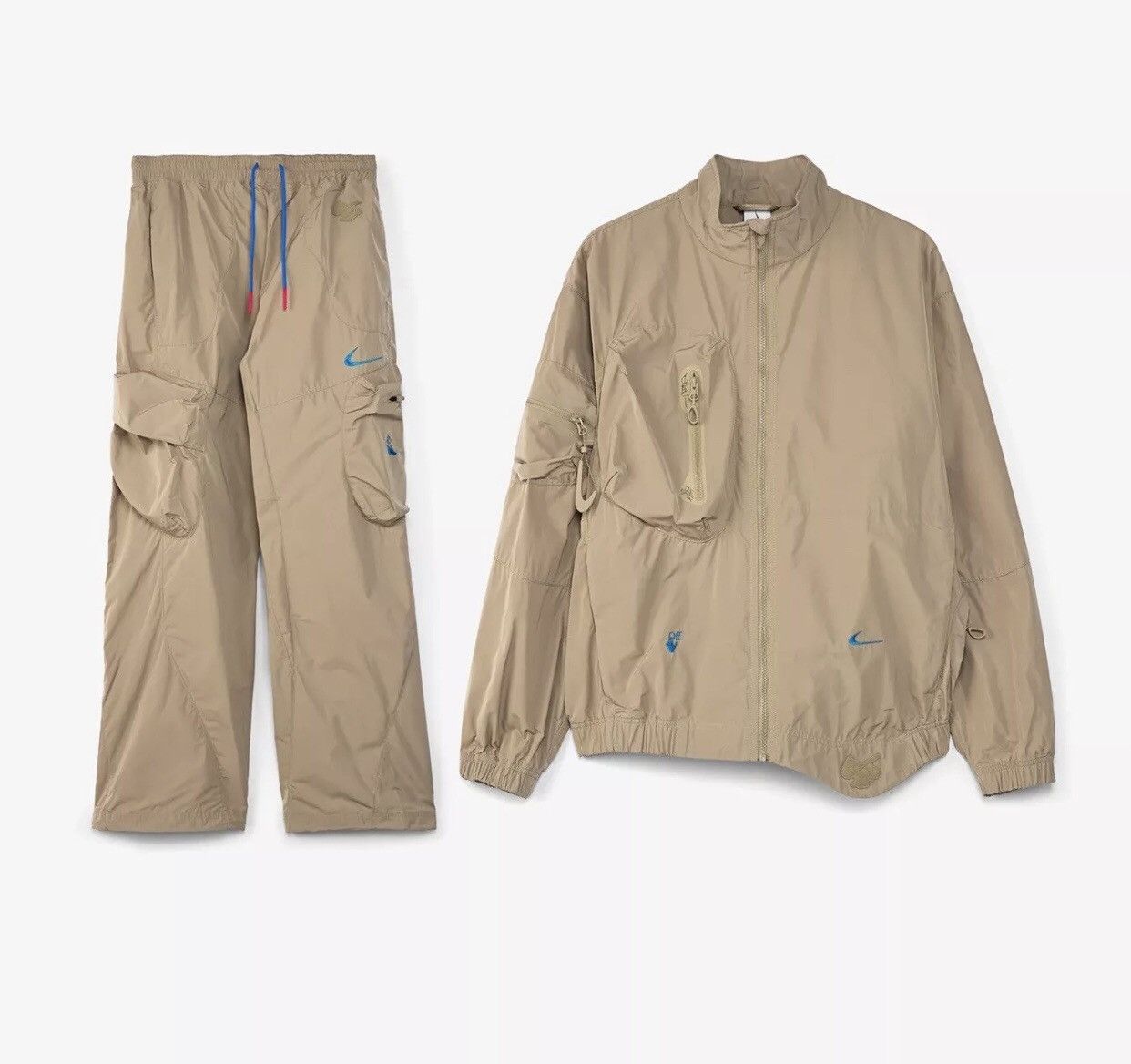 OFF-WHITE x Nike 003 Tracksuit Set Beige Men's - FW22 - US