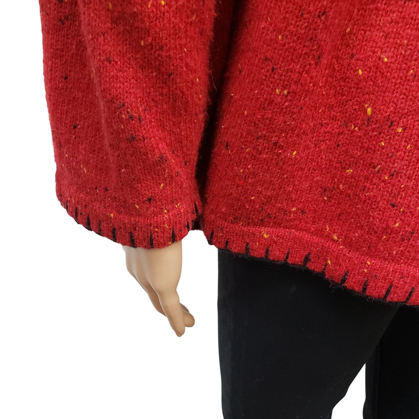 Vintage Victoria Jones Cardigan Sweater 2XL Holiday Ugly Christmas Size XXL / US 16-18 / IT 52-54 - 8 Thumbnail