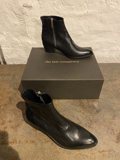 The Last Conspiracy Zip Boot Magne Mat Black Unisex Black 41 Leather