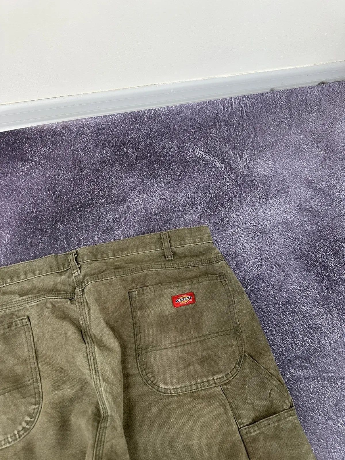 Dickies × Vintage Vintage Dickies Distressed Olive USA Work Hype Baggy Pants Size US 42 / EU 58 - 5 Thumbnail