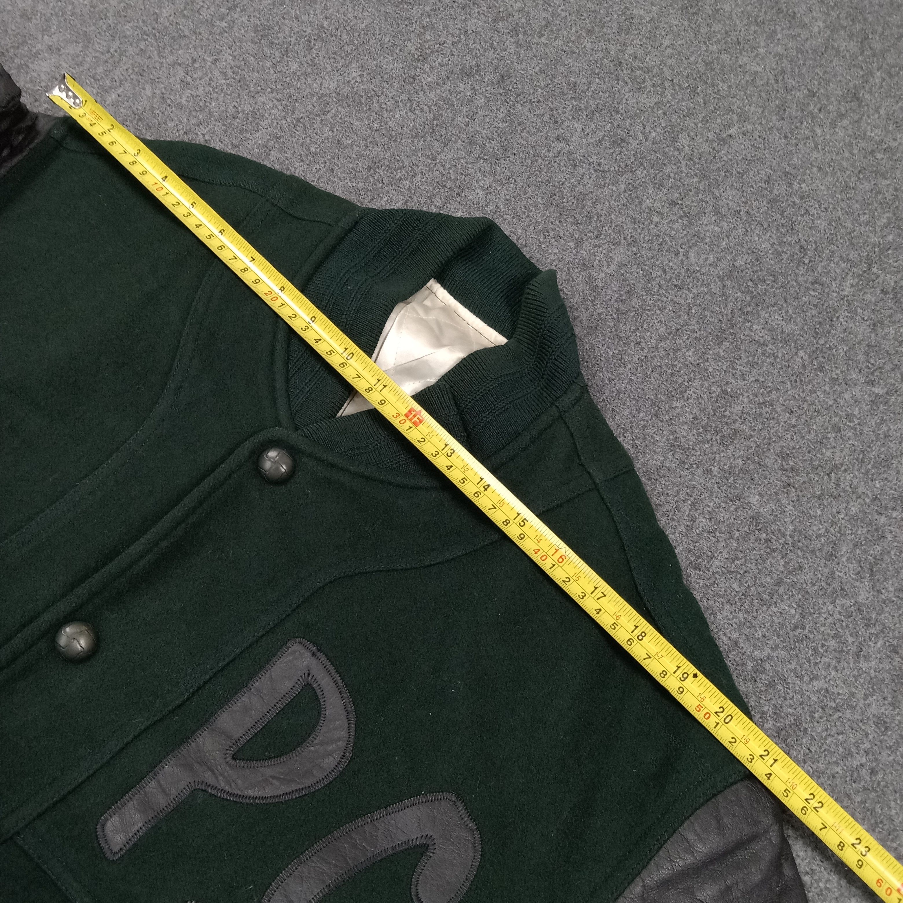 Pazzo 80's Pazzo Club Varsity Wool Leather Bomber Jacket C287N16 Size US L / EU 52-54 / 3 - 6 Thumbnail