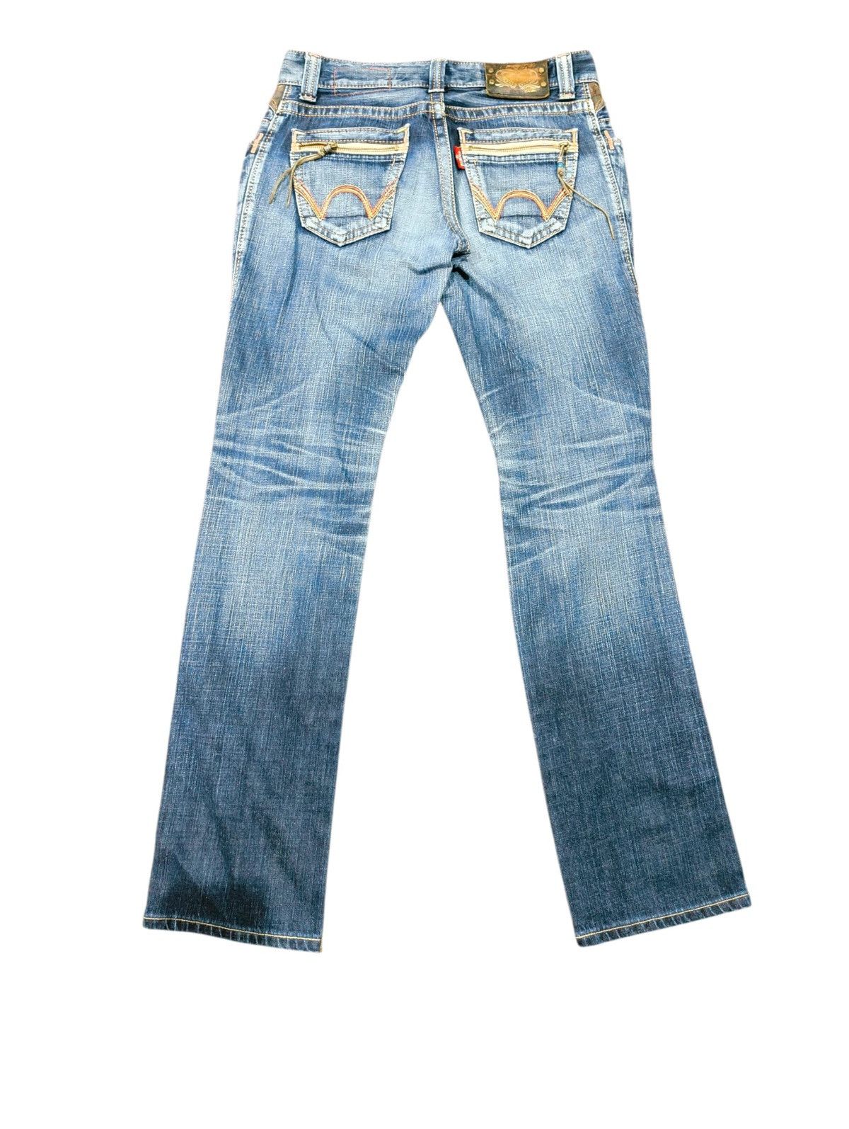 Edwin Vintage Edwin BT0552 Distressed Grunge Rock Jeans Size 33" - 1 Thumbnail