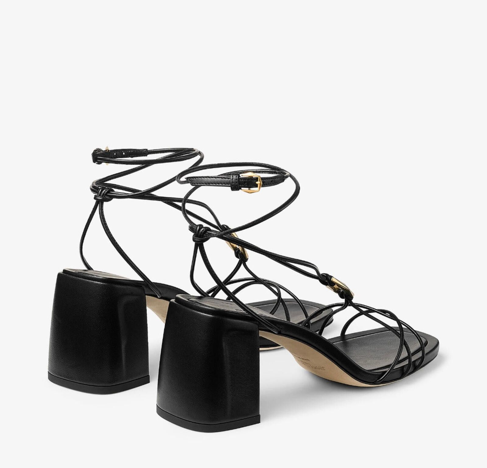 Jimmy Choo Jimmy Choo Onyxia 70 Sandals Size US 7.5 / IT 37.5 - 3 Thumbnail