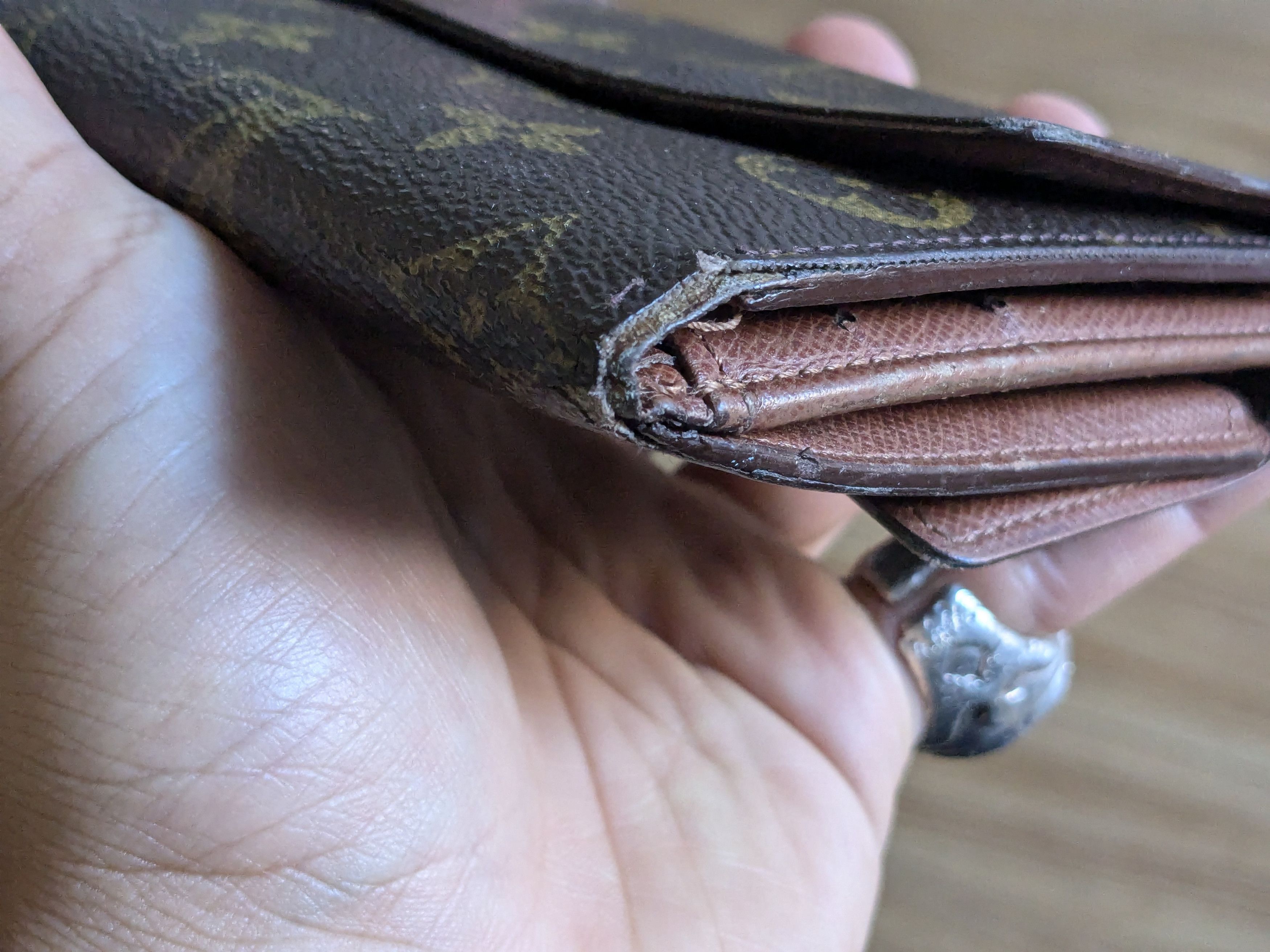 Louis Vuitton Louis Vuitton Wallet Trifold Canvas Monogram Leather Size ONE SIZE - 14 Thumbnail