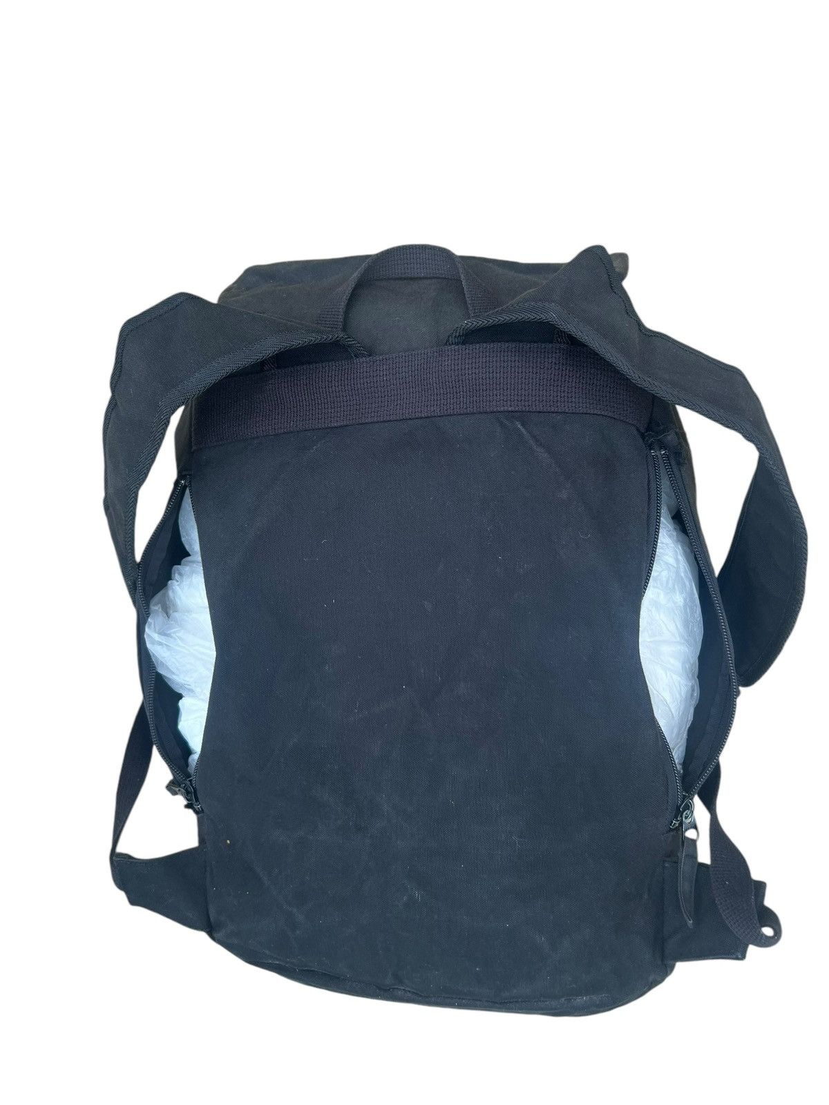 Vintage 6Shiki Japan Sun Fade Black Canvas Backpack Bag Size ONE SIZE - 10 Thumbnail