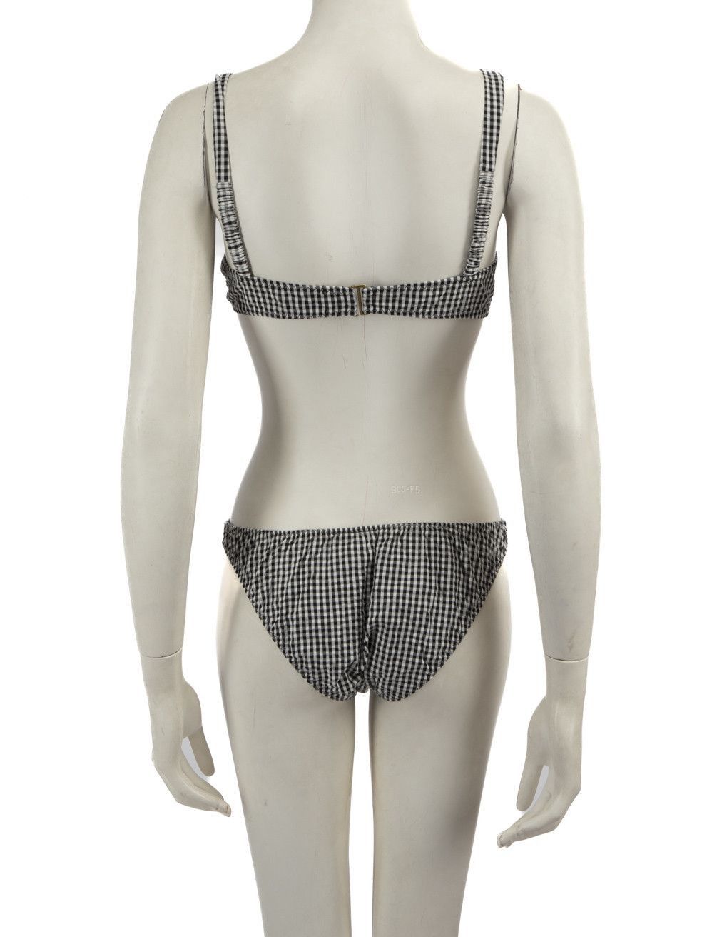 Gingham Pattern Bikini Set