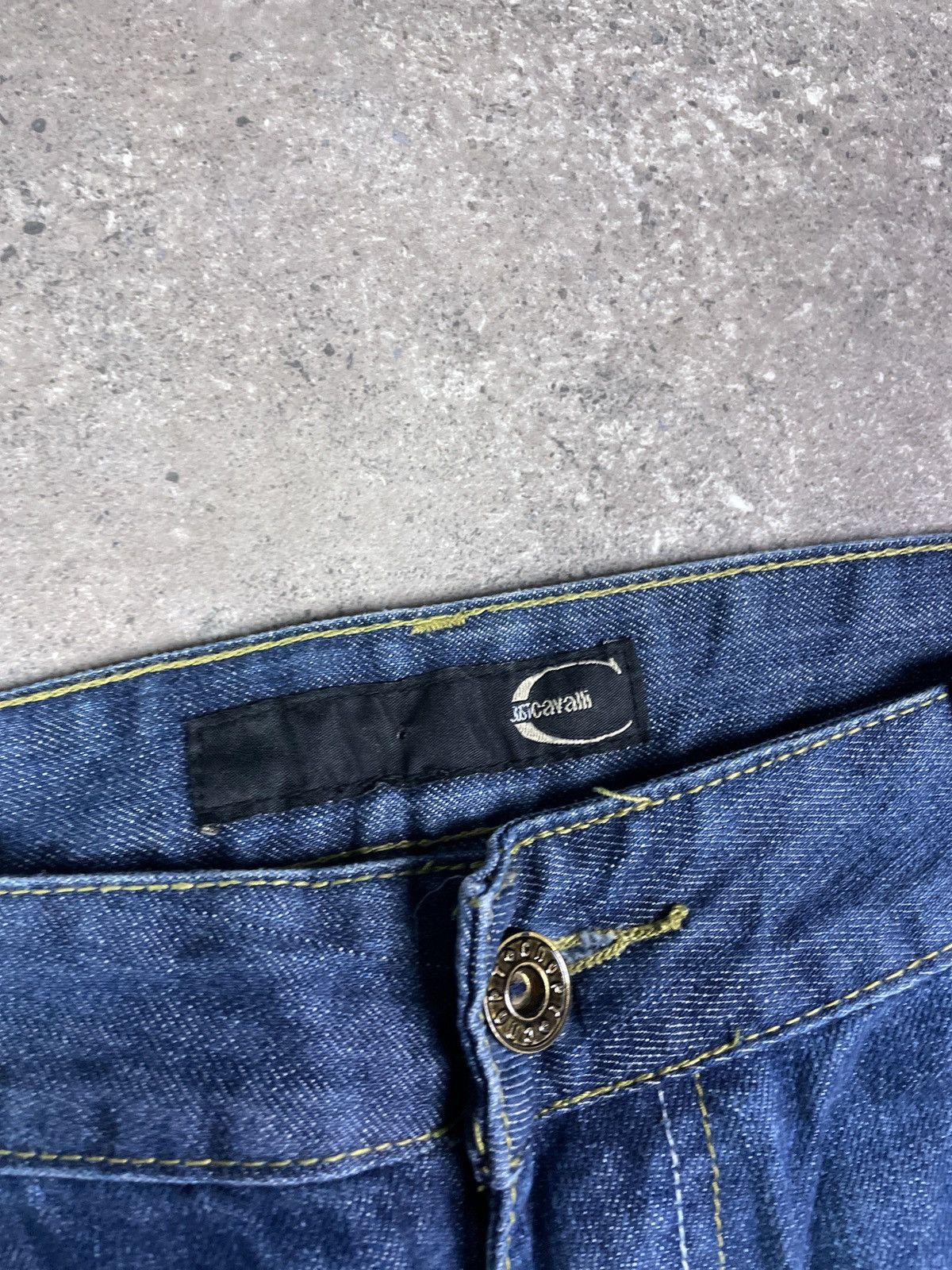 Just Cavalli × Roberto Cavalli × Vintage Vintage Just Cavalli Denim jeans pants Size US 36 / EU 52 - 9 Thumbnail