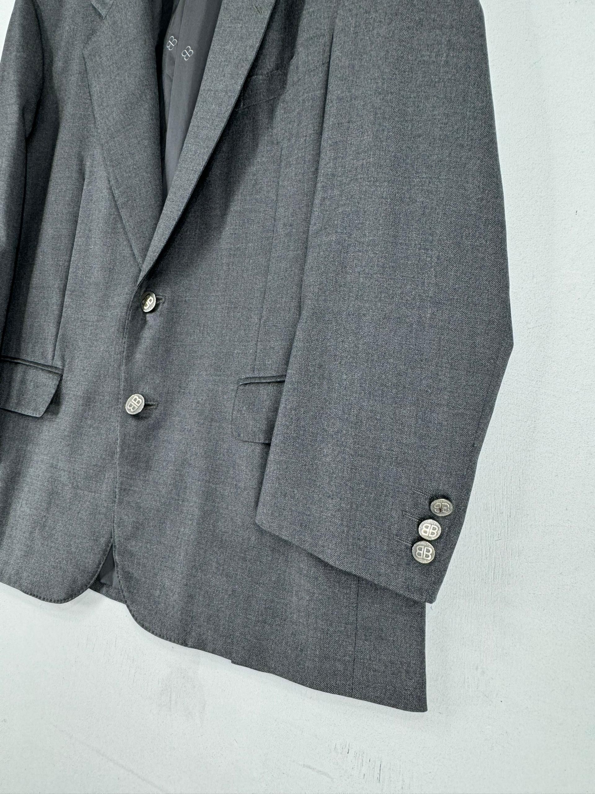 Balenciaga Vintage Balenciaga Paris Wool Blazer Style Jacket Size US M / EU 48-50 / 2 - 6 Thumbnail