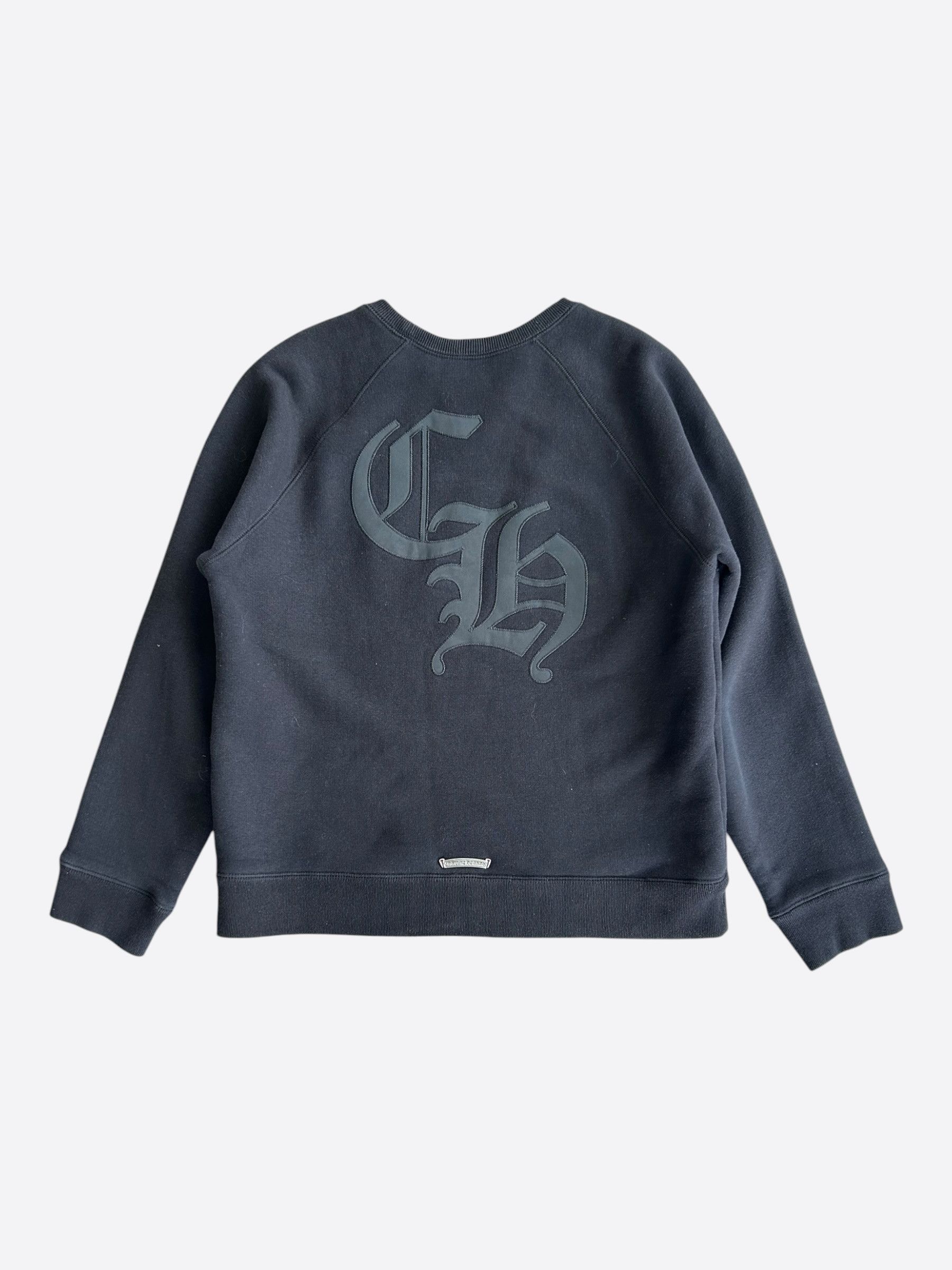Chrome Hearts Chrome Hearts Black Triple Cross CH Logo Embroidered Sweater Size US L / EU 52-54 / 3 - 2 Thumbnail