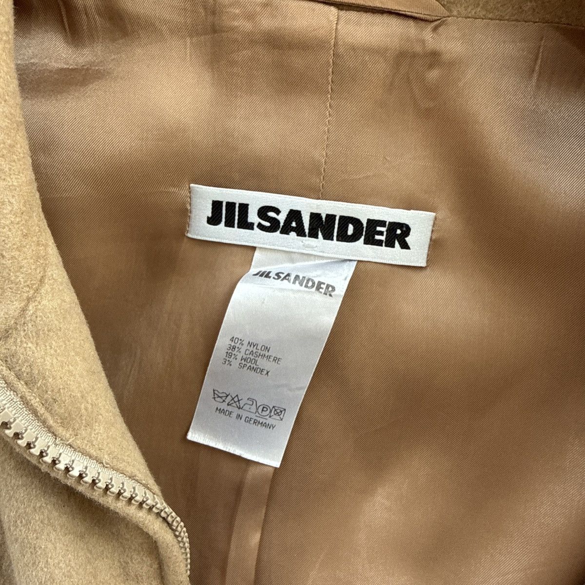 Jil Sander Jil Sander Camel Jacket, Vintage 2000’s Size S / US 4 / IT 40 - 2 Thumbnail