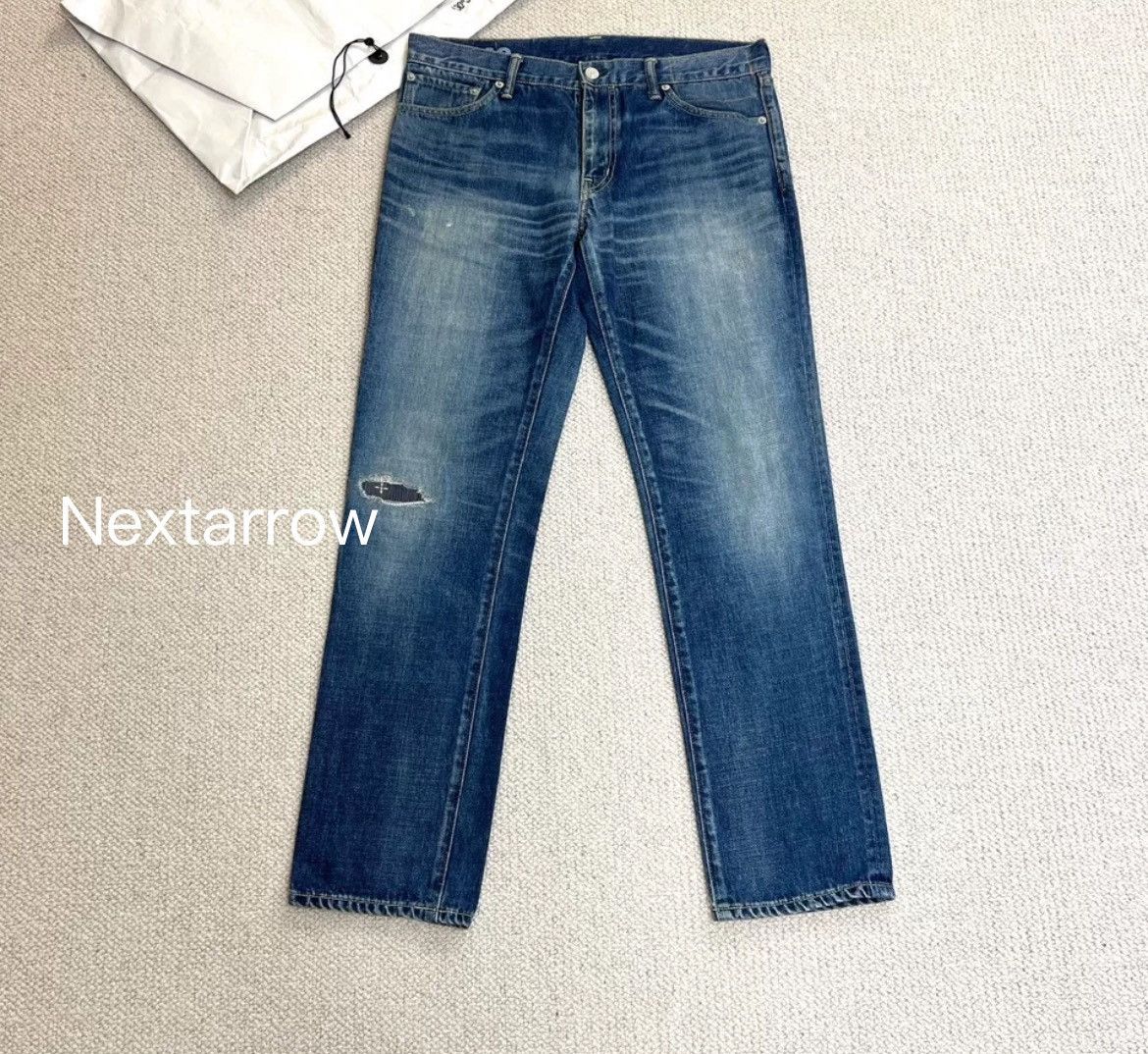 Visvim VISVIM SOCIAL SCULPTURE DMGD-10 D10 jeans Size US 34 / EU 50 - 1 Thumbnail