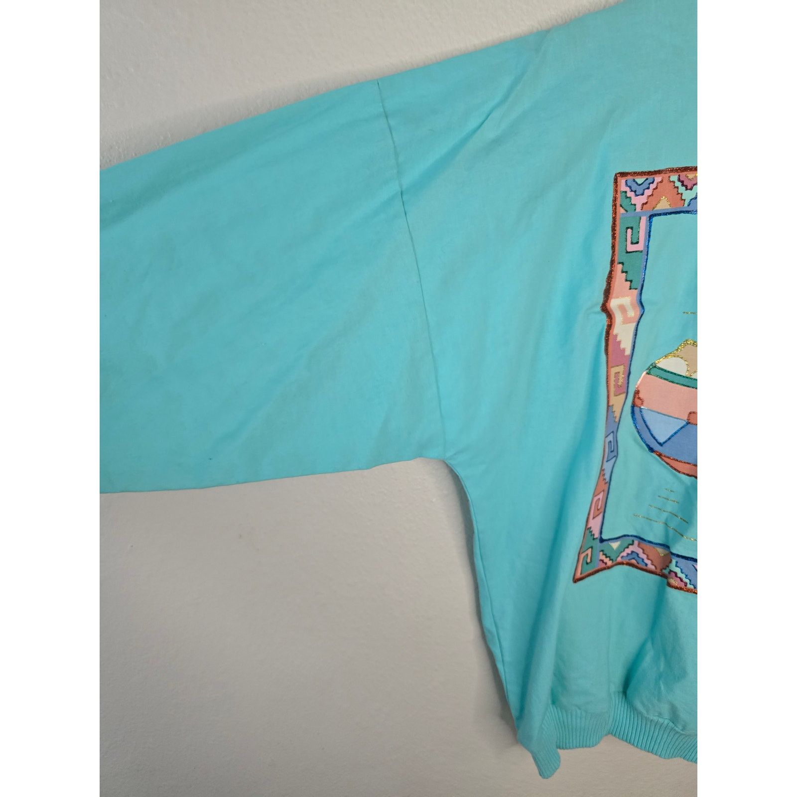 Vintage Vintage Southwest Aztec Crewneck Native American Sweatshirt Size US XL / EU 56 / 4 - 3 Thumbnail