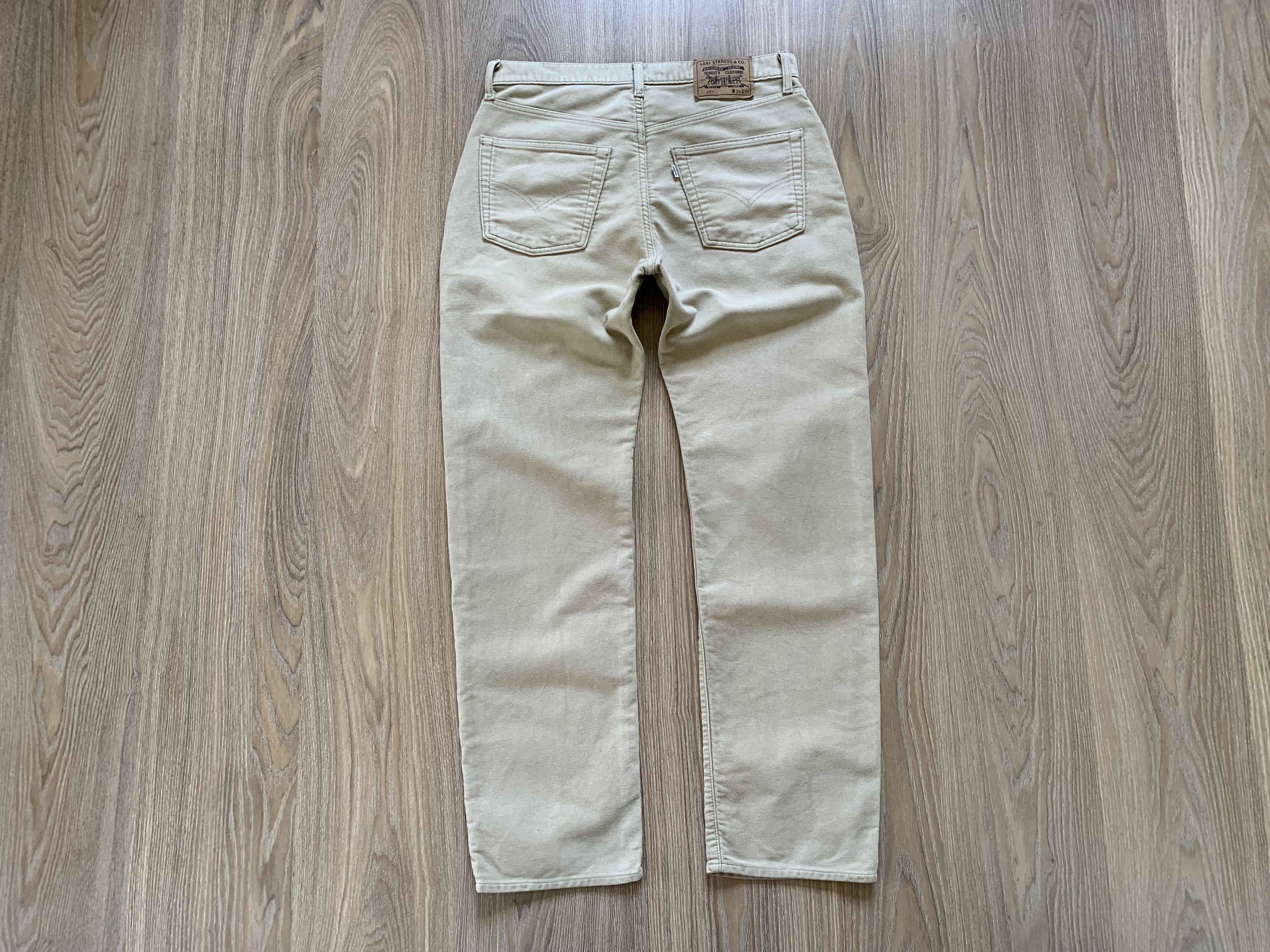 Levi's × Levi's Vintage Clothing × Vintage Levi's 551 Vintage Men's Pants Trousers Size US 34 / EU 50 - 3 Thumbnail
