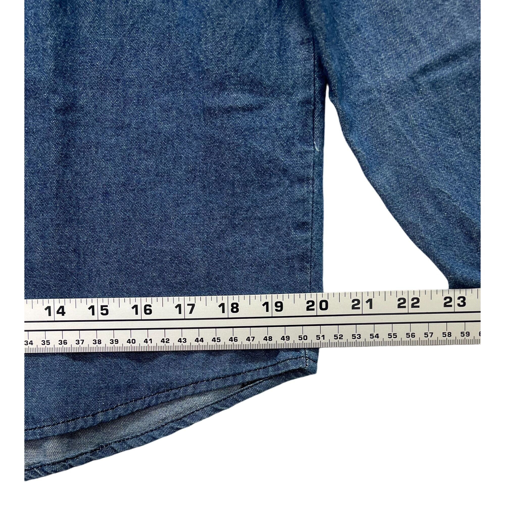rue21 Rue 21 - Women's Chambray Long Sleeve Button Down Shirt With Size S / US 4 / IT 40 - 6 Thumbnail