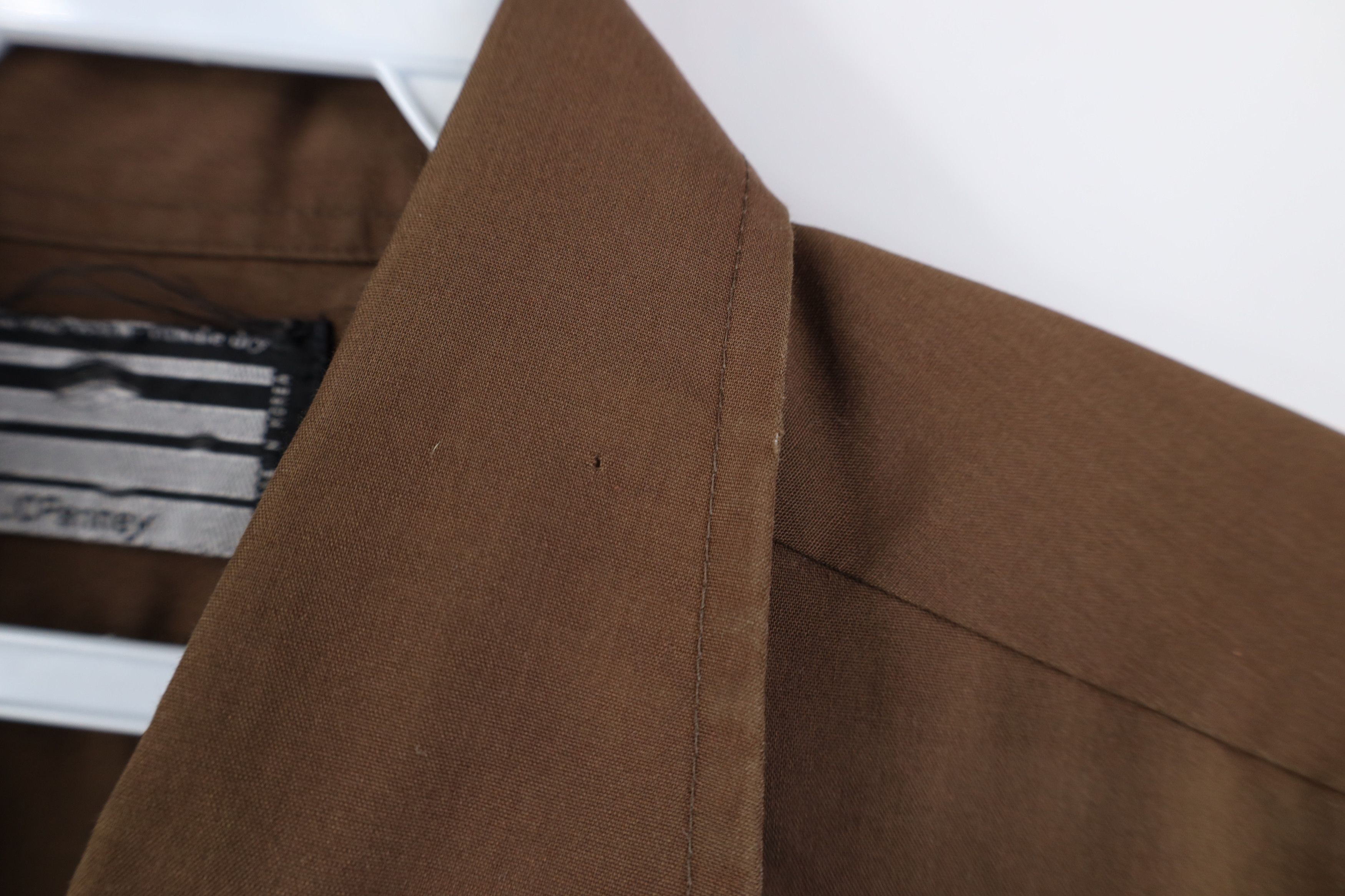 Vintage Vintage 70s Streetwear Short Sleeve Button Shirt Brown Size US XL / EU 56 / 4 - 5 Thumbnail
