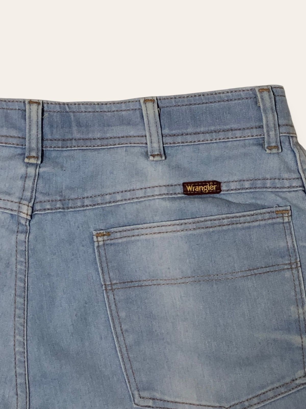 Vintage Vintage WRANGLER Light Blue Pants Wide Baggy Size US 33 - 6 Thumbnail
