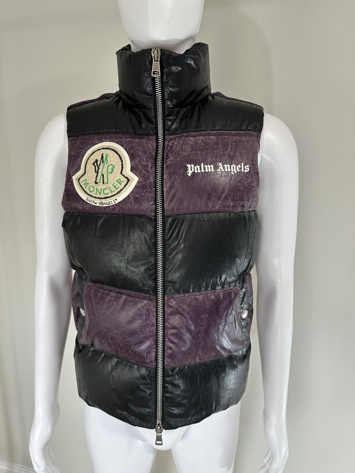Moncler Genius × Palm Angels Moncler x Palm Angels Egor Down Vest Size US XS / EU 42 / 0 - 3 Thumbnail