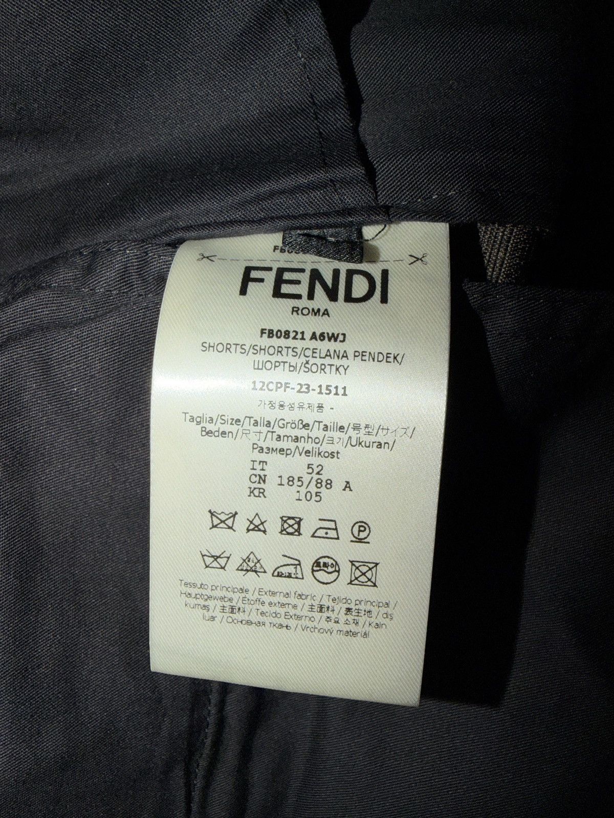 Fendi Fendi Bermuda Shorts Size US 36 / EU 52 - 4 Thumbnail