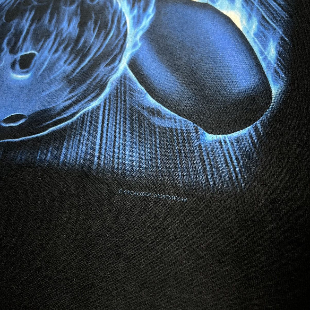 Vintage VTG Bowling Flame Tee Shirt Black Pins Fire Short Sleeve Y2K Size US L / EU 52-54 / 3 - 12 Thumbnail