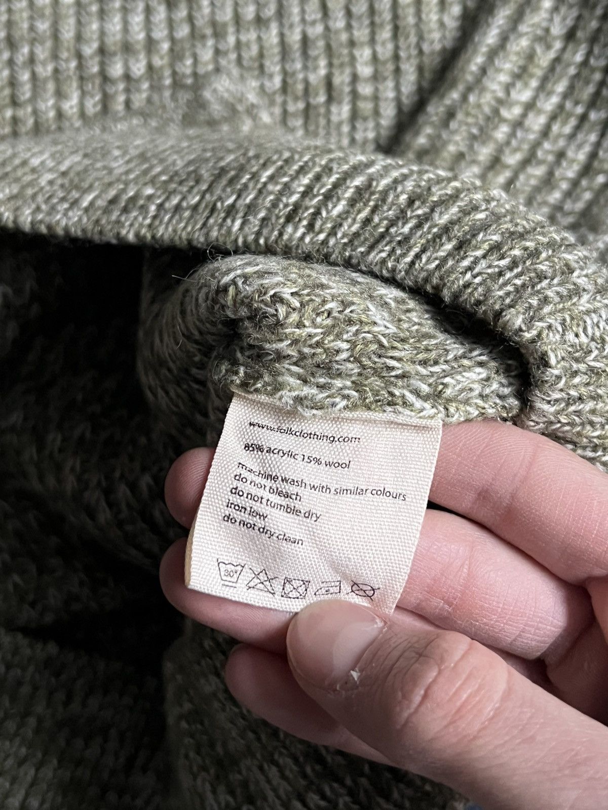 Folk Folk Blend Knitted Crew Neck Sweater Size US M / EU 48-50 / 2 - 10 Thumbnail
