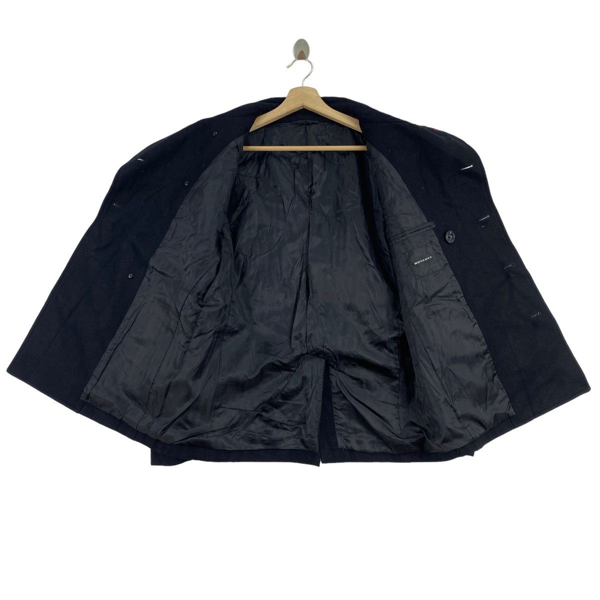 Boycott Vintage BOYCOTT Japanese Brand Black Coat Size US M / EU 48-50 / 2 - 5 Thumbnail
